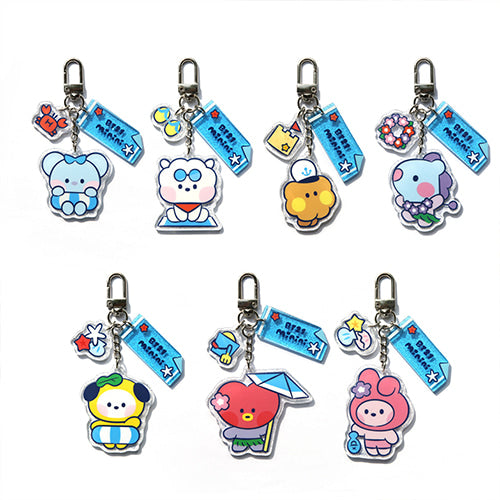 BT21 minini ACRYLIC KEYRING [SUMMER SKY]