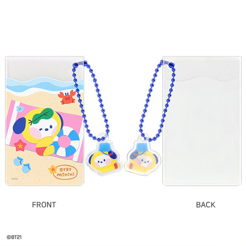 BT21 CLEAR CARD POCKET [SUMMER SKY]