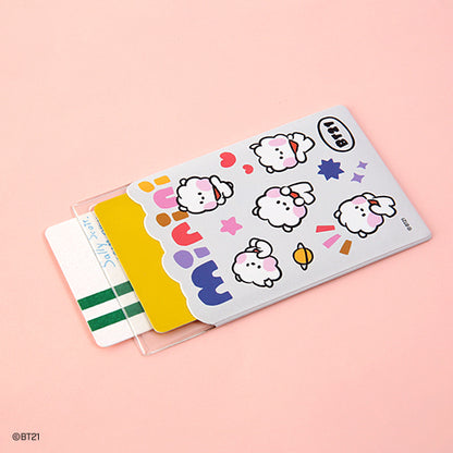 BT21 CLEAR CARD POCKET [minini]