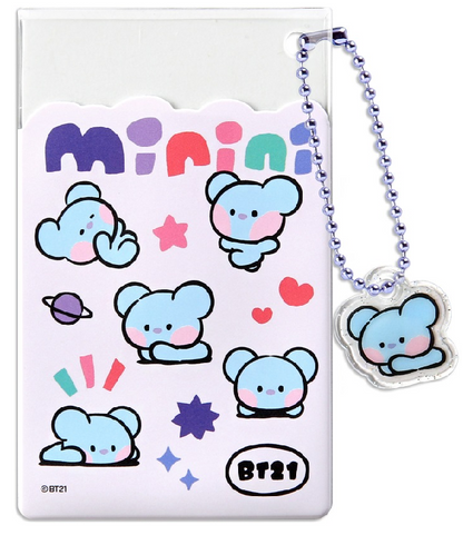 BT21 CLEAR CARD POCKET [minini]