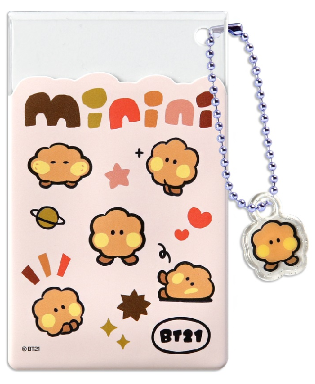 BT21 CLEAR CARD POCKET [minini]