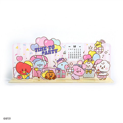 BT21 ACRYLIC STAND CALENDAR GROUP [PARTY]