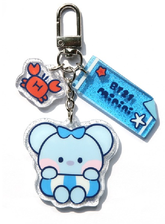 BT21 minini ACRYLIC KEYRING [SUMMER SKY]