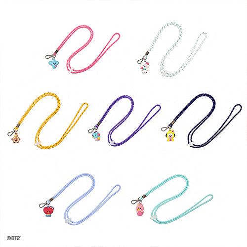 BT21 MASCOT NECK STRAP [JELLY CANDY]