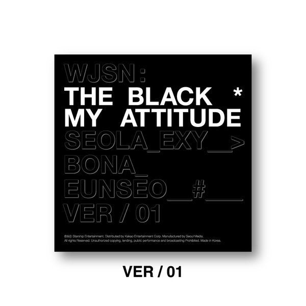 WJSN - THE BLACK MY ATTITUDE Single Album