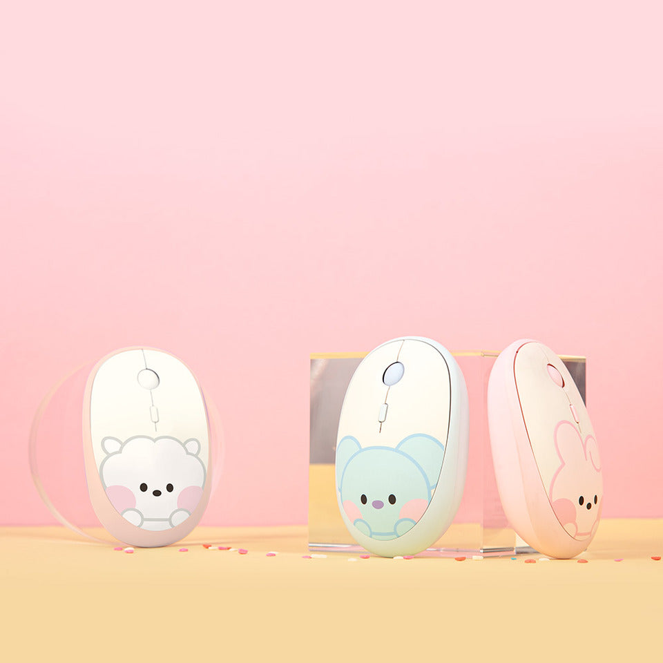 TATA V - BT21 hotsell MININI multi-pairing Wireless Mouse by BTS