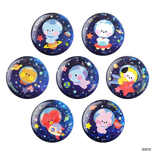 BT21 CAN BADGE [SPACE]