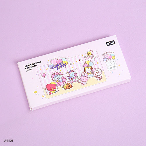 BT21 ACRYLIC STAND CALENDAR GROUP [PARTY]