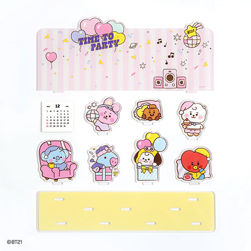 BT21 ACRYLIC STAND CALENDAR GROUP [PARTY]