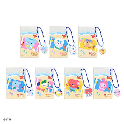 BT21 CLEAR CARD POCKET [SUMMER SKY]