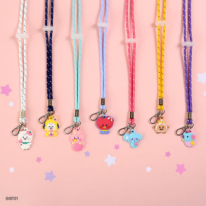 BT21 MASCOT NECK STRAP [JELLY CANDY]