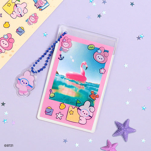 BT21 CLEAR CARD POCKET [SUMMER SKY]