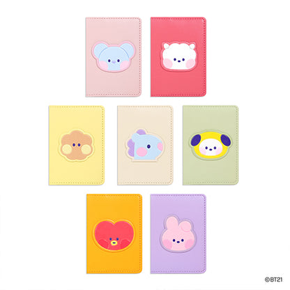 BT21 minini Leather Patch Card Case