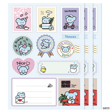 BT21 minini REMOVABLE GIFT STICKER