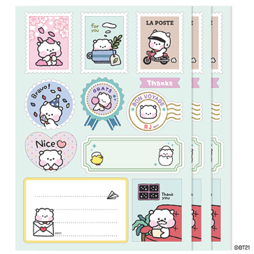 BT21 minini REMOVABLE GIFT STICKER