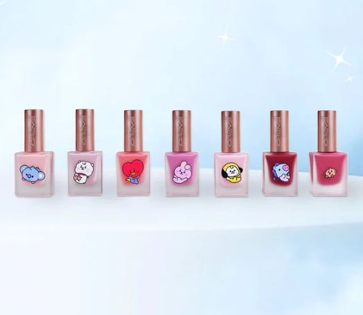 BT21 BABY Universal Love Gel-Effect Nail Polish Collection (Set of 7)
