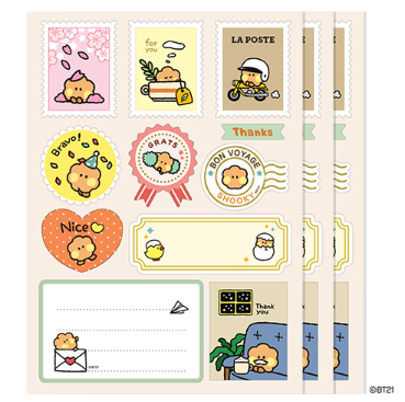 BT21 minini REMOVABLE GIFT STICKER