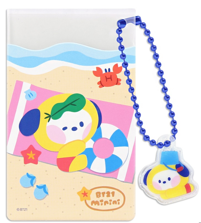 BT21 CLEAR CARD POCKET [SUMMER SKY]