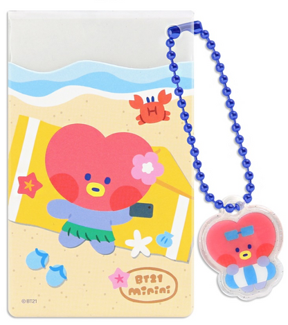 BT21 CLEAR CARD POCKET [SUMMER SKY]