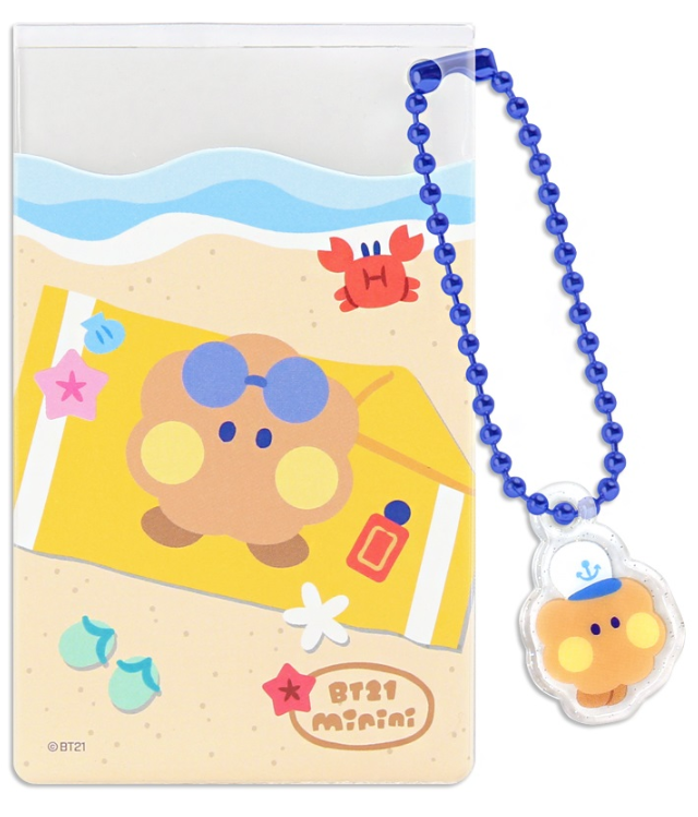 BT21 CLEAR CARD POCKET [SUMMER SKY]