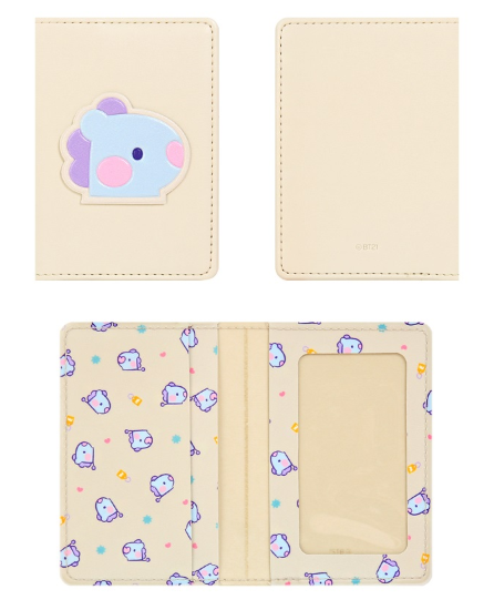 BT21 minini Leather Patch Card Case