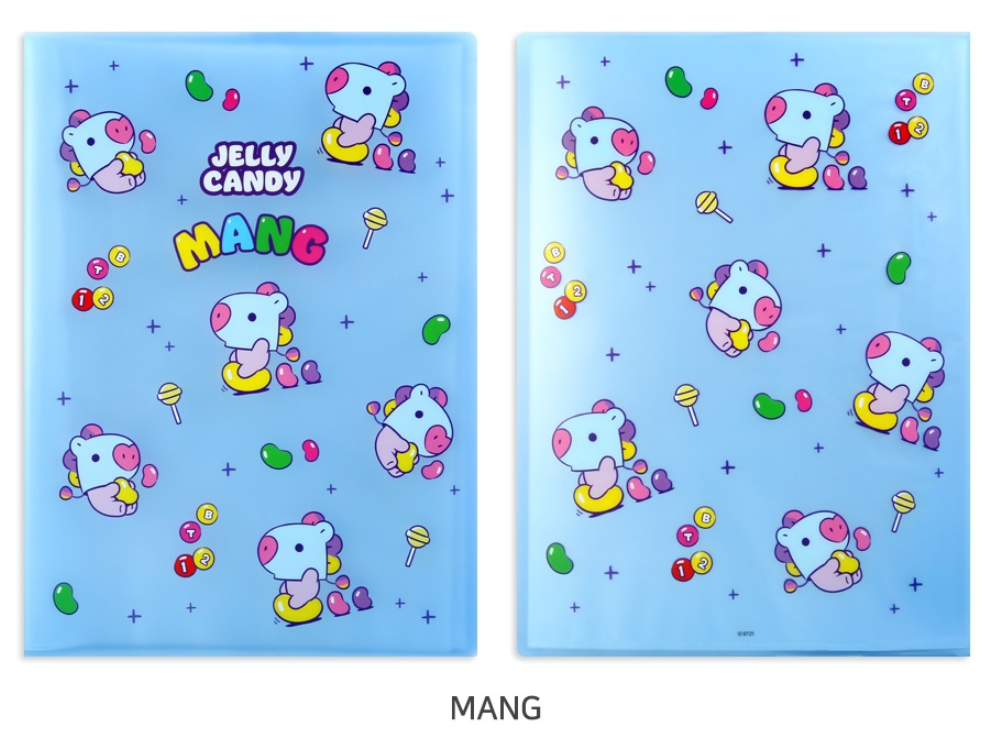 BT21 JELLY CANDY CLEAR FILE