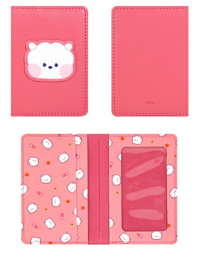 BT21 minini Leather Patch Card Case