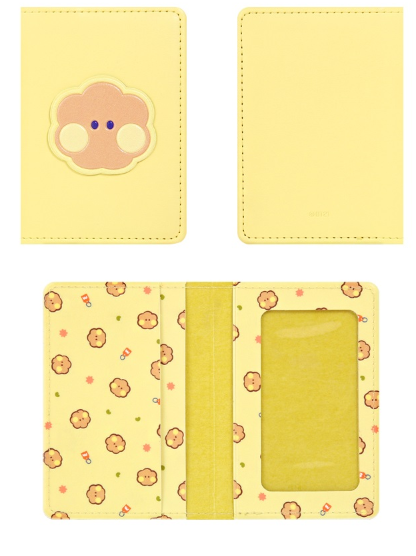 BT21 minini Leather Patch Card Case