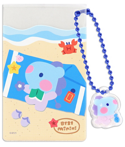 BT21 CLEAR CARD POCKET [SUMMER SKY]