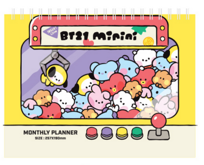 BT21 Minini Monthly Planner