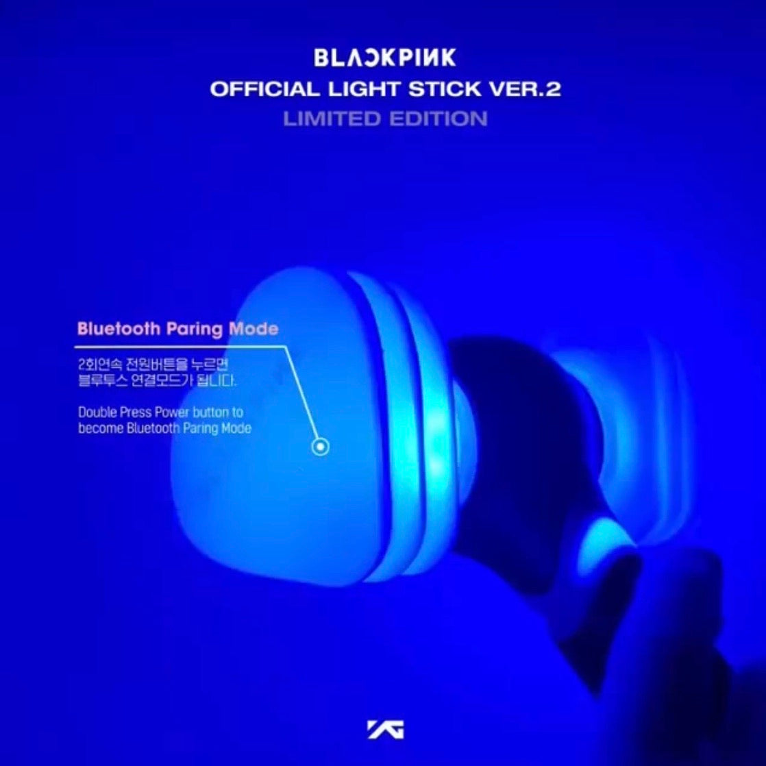 KPOP Blackpink Lightstick Ver.2 Bluetooth Concert Light Stick Glow